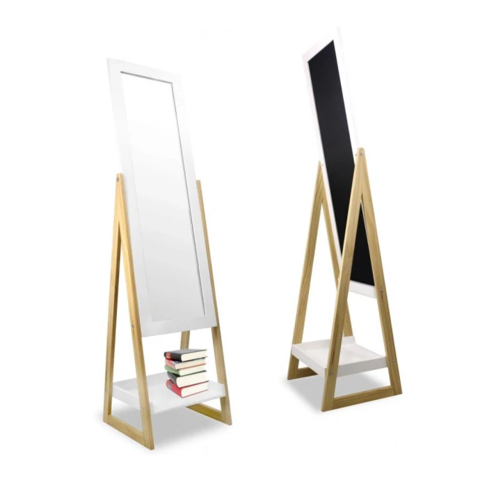 Зеркало в полный рост Chomik OLAF с полочкой