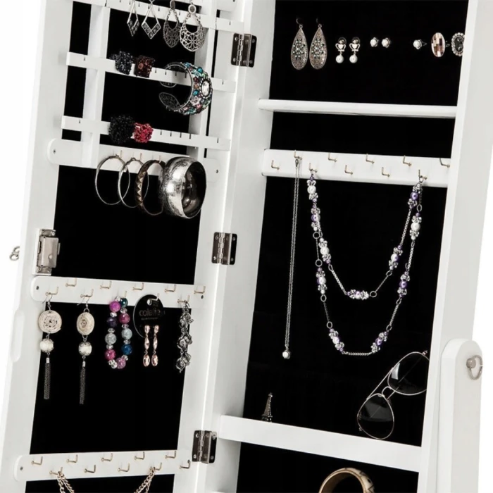 Напольное зеркало-шкаф Chomik PAKS белый