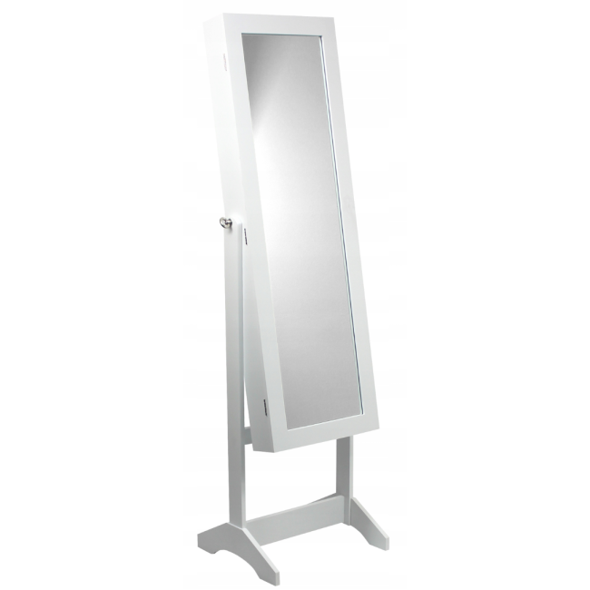 Напольное зеркало-шкаф Chomik PAKS белый