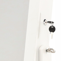 Напольное зеркало-шкаф Chomik PAKS белый