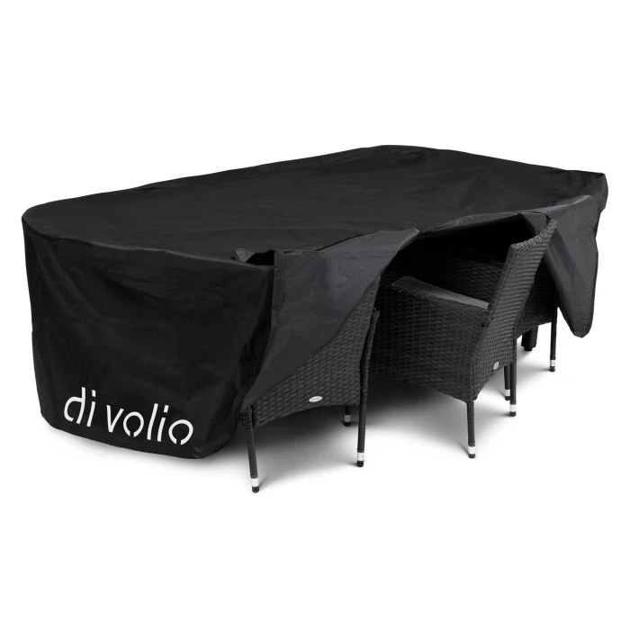 Садовая мебель Di Volio VERONA 8+1 черная