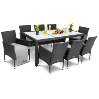 Садові меблі Di Volio VERONA 8+1 чорна