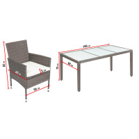 Садові меблі Di Volio VERONA 8+1 чорна