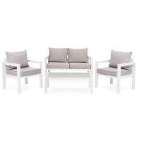 Комплект садовой мебели Di Volio Brescia 2 Белый/серый