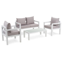 Комплект садовой мебели Di Volio Brescia 2 Белый/серый