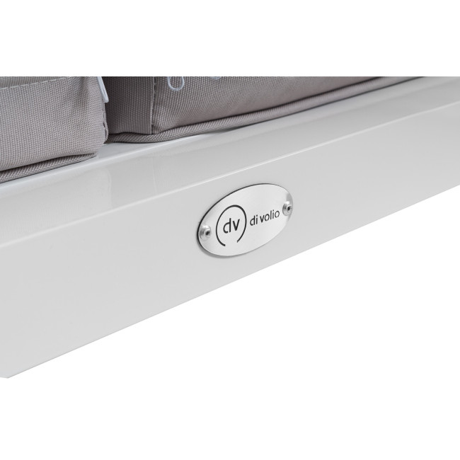 Комплект садових меблів Di Volio Brescia 2 Білий/сірий