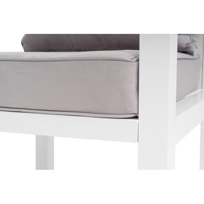 Комплект садових меблів Di Volio Brescia 2 Білий/сірий