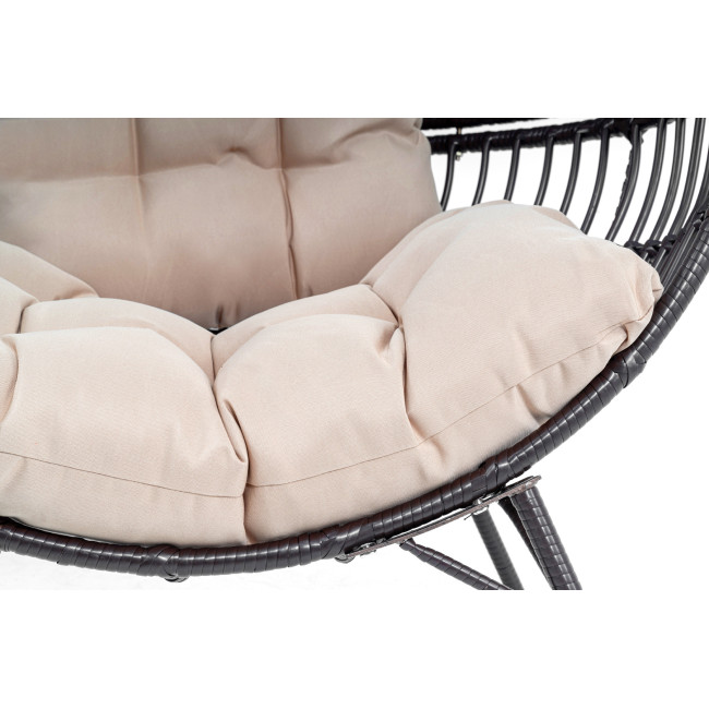 Садове крісло Di Volio Arancia коричнево-бежевий