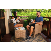 Садовая мебель Di Volio Siena бежевая/светло-серая