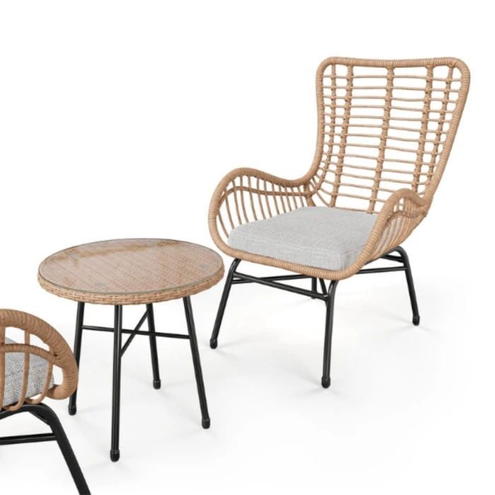 Набір садових меблів Di Volio Sorrento бежевий/світло-сірий