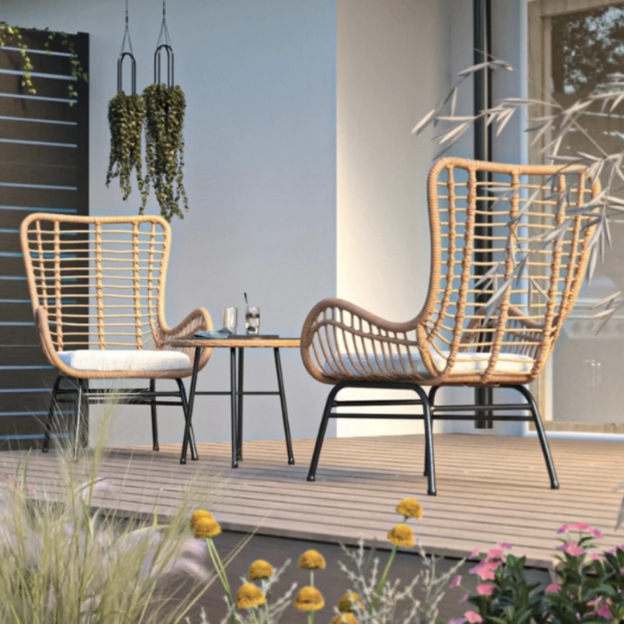 Набір садових меблів Di Volio Sorrento бежевий/світло-сірий