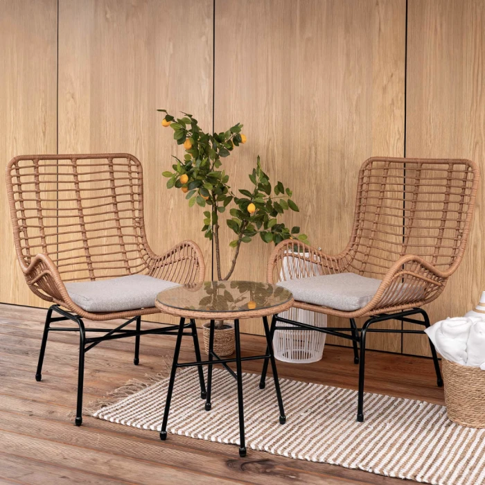 Набір садових меблів Di Volio Sorrento бежевий/світло-сірий