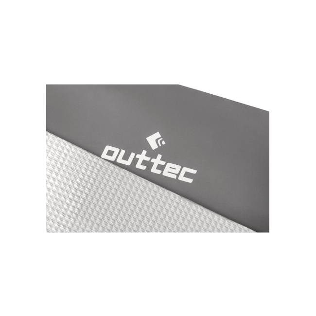 Коврик туристический фольгированный Outtec EVA 1см серый