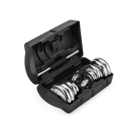 Набор гантели в кейсе Gymtek хромированные 2х10кг.