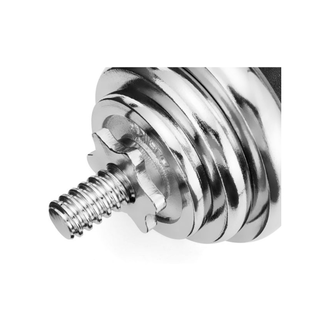 Набір гантелі в кейсі Gymtek хромовані 2х10кг