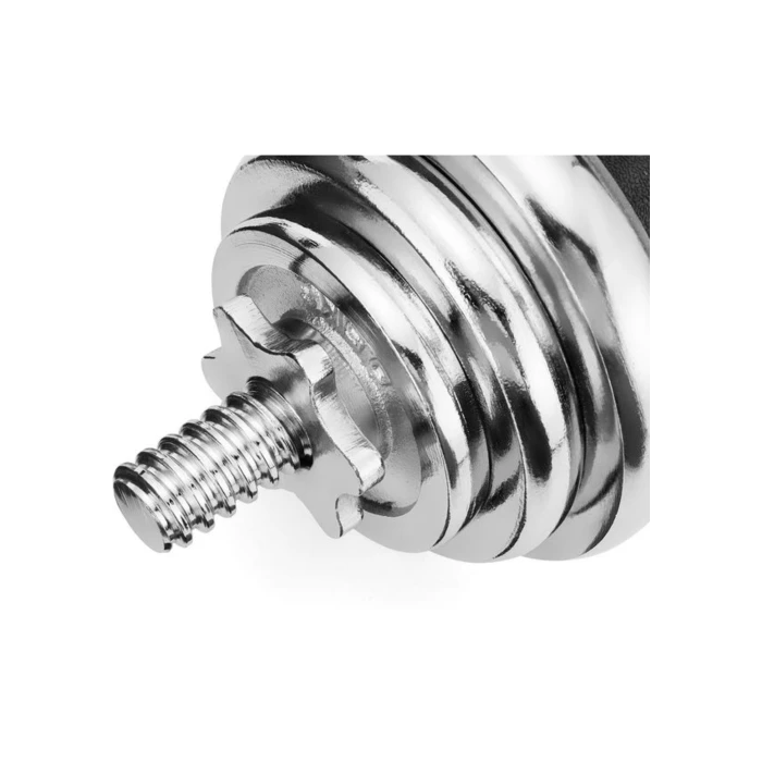 Набор гантели в кейсе Gymtek хромированные 2х10кг.