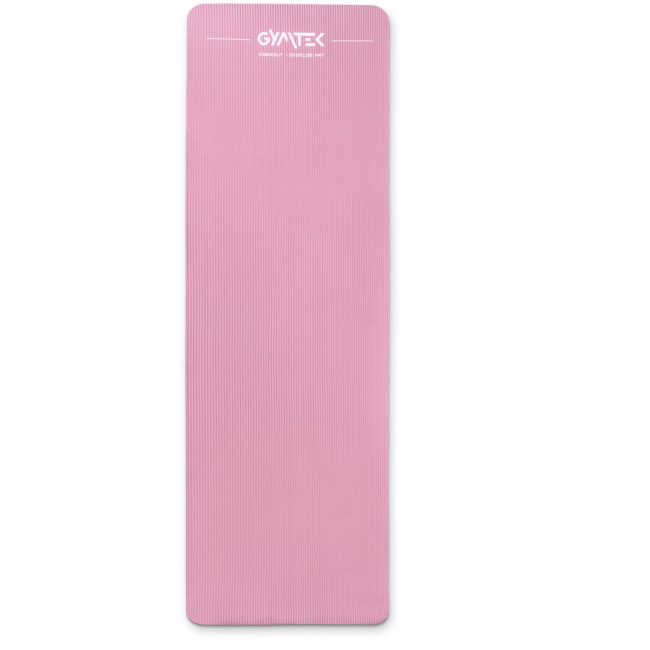 Килимок (мат) для йоги та фітнесу Gymtek NBR 1,5см рожевий