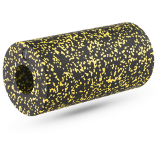 Массажный ролик Gymtek для йоги и фитнеса EPP 30*15см черно-желтый