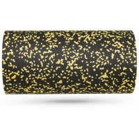 Масажний ролик Gymtek для йоги та фітнесу EPP 30*15см чорно-жовтий