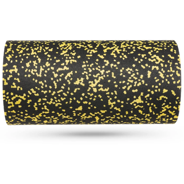 Масажний ролик Gymtek для йоги та фітнесу EPP 30*15см чорно-жовтий