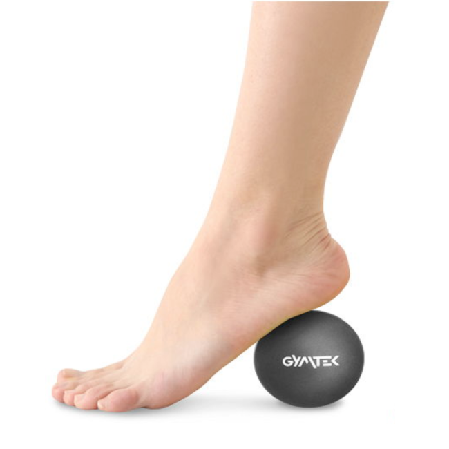 Массажный мяч Gymtek 63 мм силиконовый черный