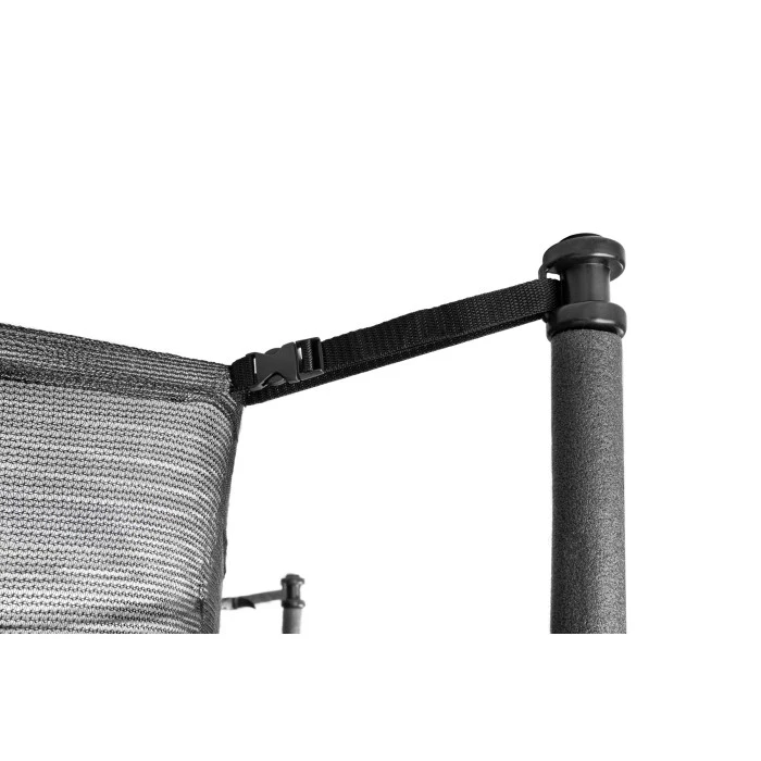 Батут Hop-Sport 8ft (244см) чорно-синій з зовнішньою сіткою