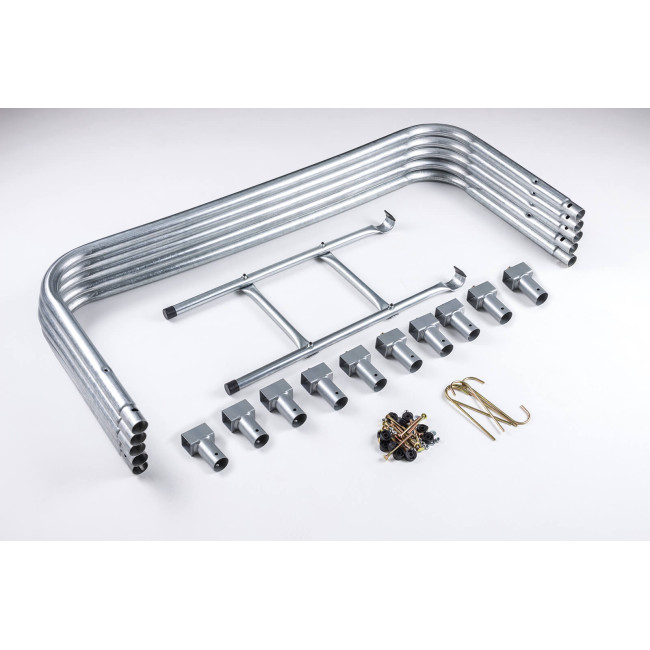 Батут Hop-Sport 16ft (488см) зелений із зовнішньою сіткою