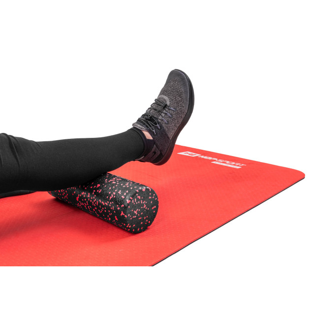 Роллер массажер (валик, ролик) заполнен Hop-Sport EPP 30см HS-P030SYG черно-красный