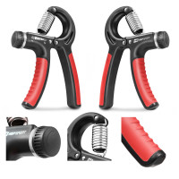 Еспандер регульований Hop-Sport 10-40кг HS-P040HG чорно-червоний