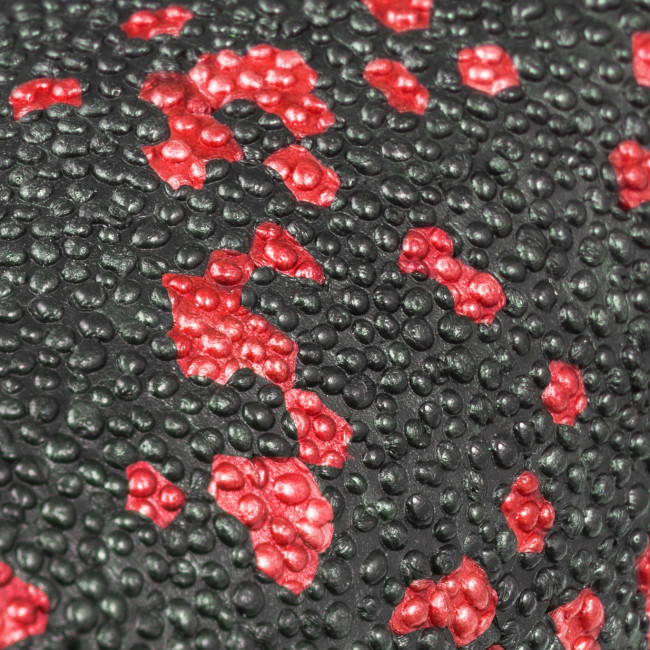 Мини массажный ролик (валик, роллер) Hop-Sport EPP 15см HS-P015YG черно-красный