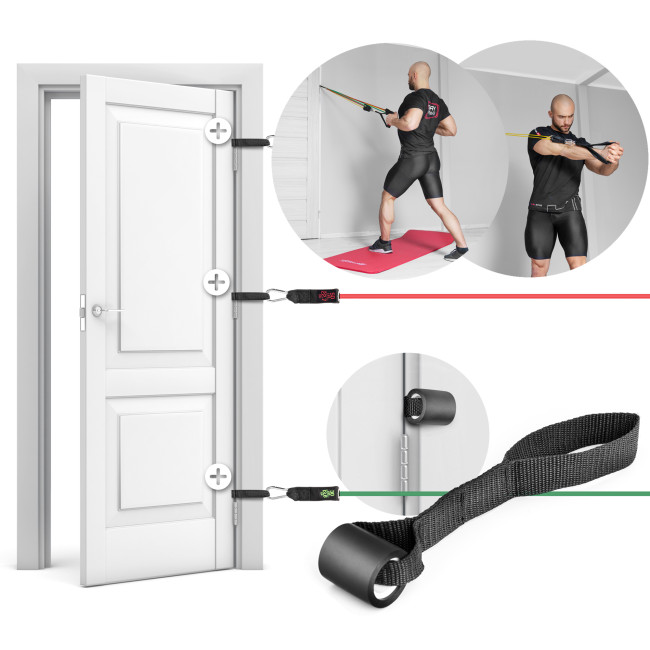 Набор резинок с эспандерами Hop-Sport HS-R050RT