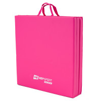 Мат гимнастический Hop-Sport HS-064FM 4см мягкий розовый.