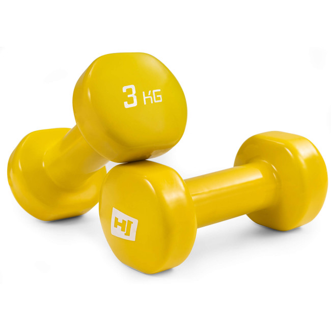 Гантелі для фітнесу вінілові круглі Hop-Sport HS-V030DC 2х3кг