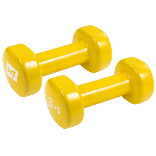 Гантелі для фітнесу вінілові круглі Hop-Sport HS-V030DC 2х3кг