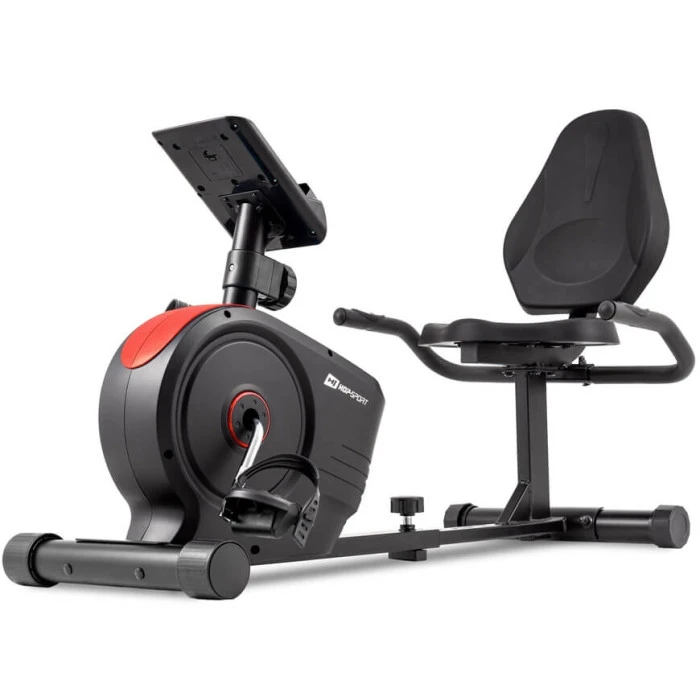 Горизонтальный велотренажер Hop-Sport HS-2050L Beat красный