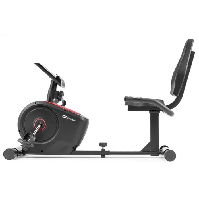 Горизонтальный велотренажер Hop-Sport HS-2050L Beat красный