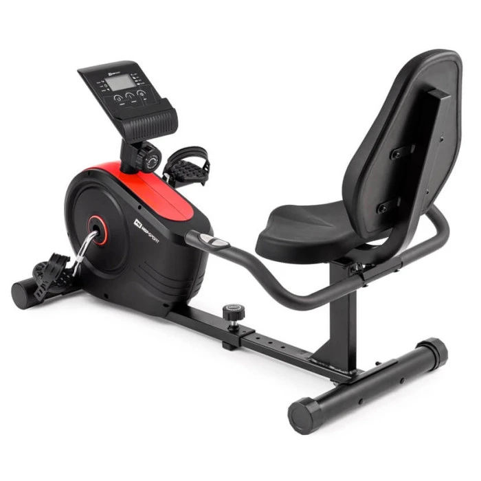 Горизонтальный велотренажер Hop-Sport HS-2050L Beat красный