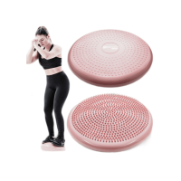 Балансировочная подушка Hop-Sport HS-R034BC розовая