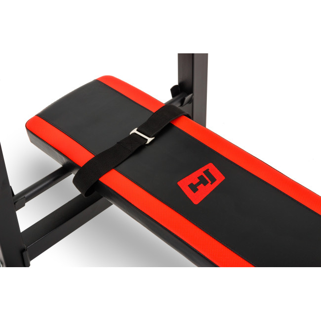 Набір Hop-Sport Premium 99кг з лавою HS-1080 та штангою