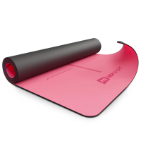 Йога-мат Hop-Sport PU 0,5см 183 x 68см HS-P005GM розовый