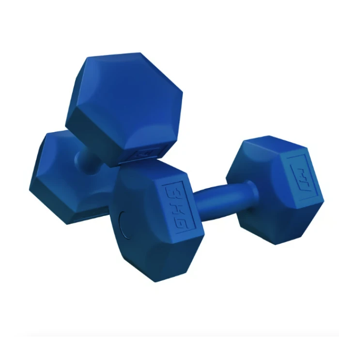 Гантели для фитнеса композитные Hop-Sport HS-C030DS 2х3кг синий