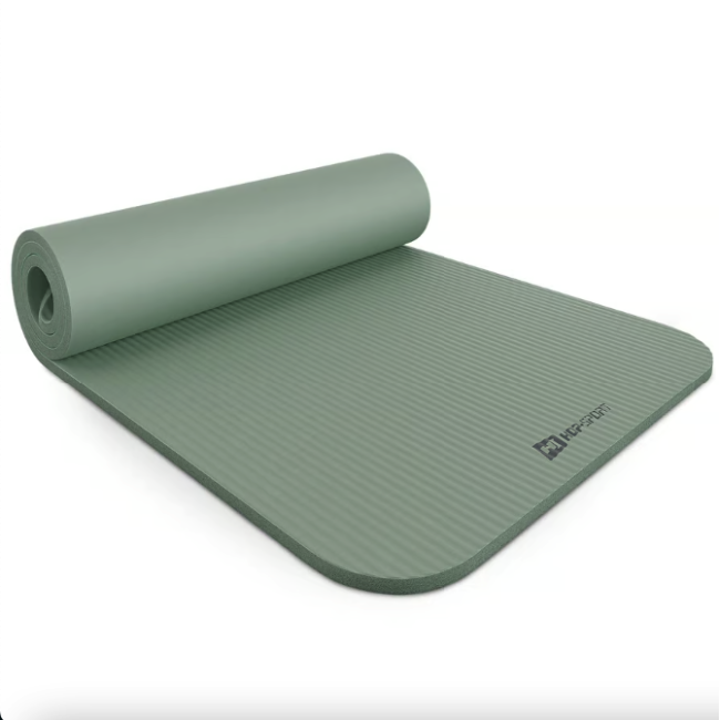 Коврик для йоги Hop-Sport HS-NB015GM NBR 1,5см оливковый