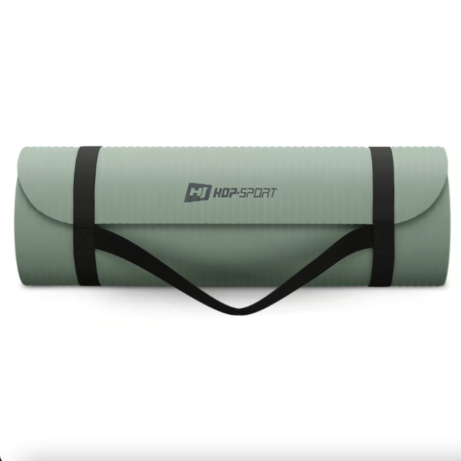 Коврик для йоги Hop-Sport HS-NB015GM NBR 1,5см оливковый