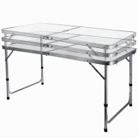 Стол туристический раскладной Jumi Economix с 4 стульями белый