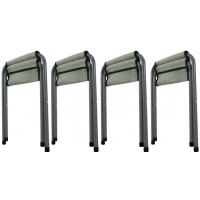 Стол туристический раскладной Jumi Economix с 4 стульями белый