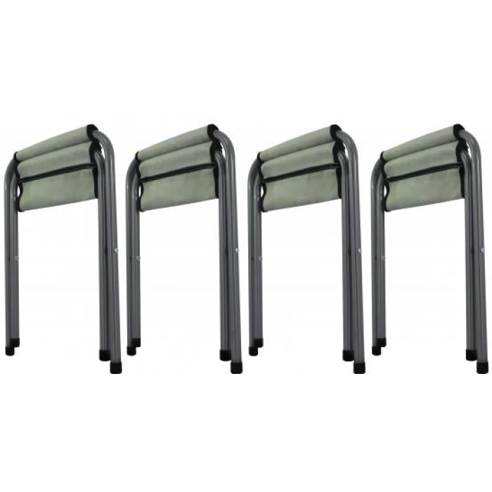 Стол туристический раскладной Jumi Economix с 4 стульями белый