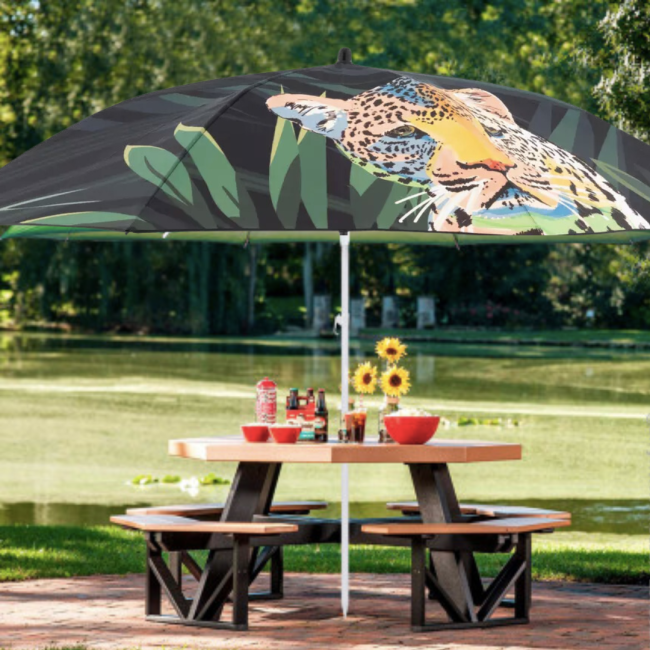 Парасоля садова Jumi Garden 200см тропік