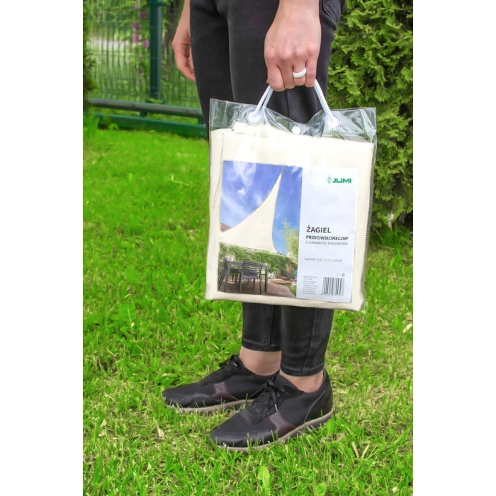 Тент-вітрило Jumi Markiza сонцезахисний 3,6x3,6x5 м білий