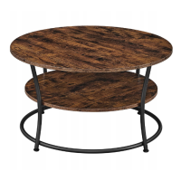 Журнальний столик Leobert Vasagle 80 x 80 x 45см в стилі Loft