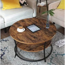 Журнальний столик Leobert Vasagle 80 x 80 x 45см в стилі Loft